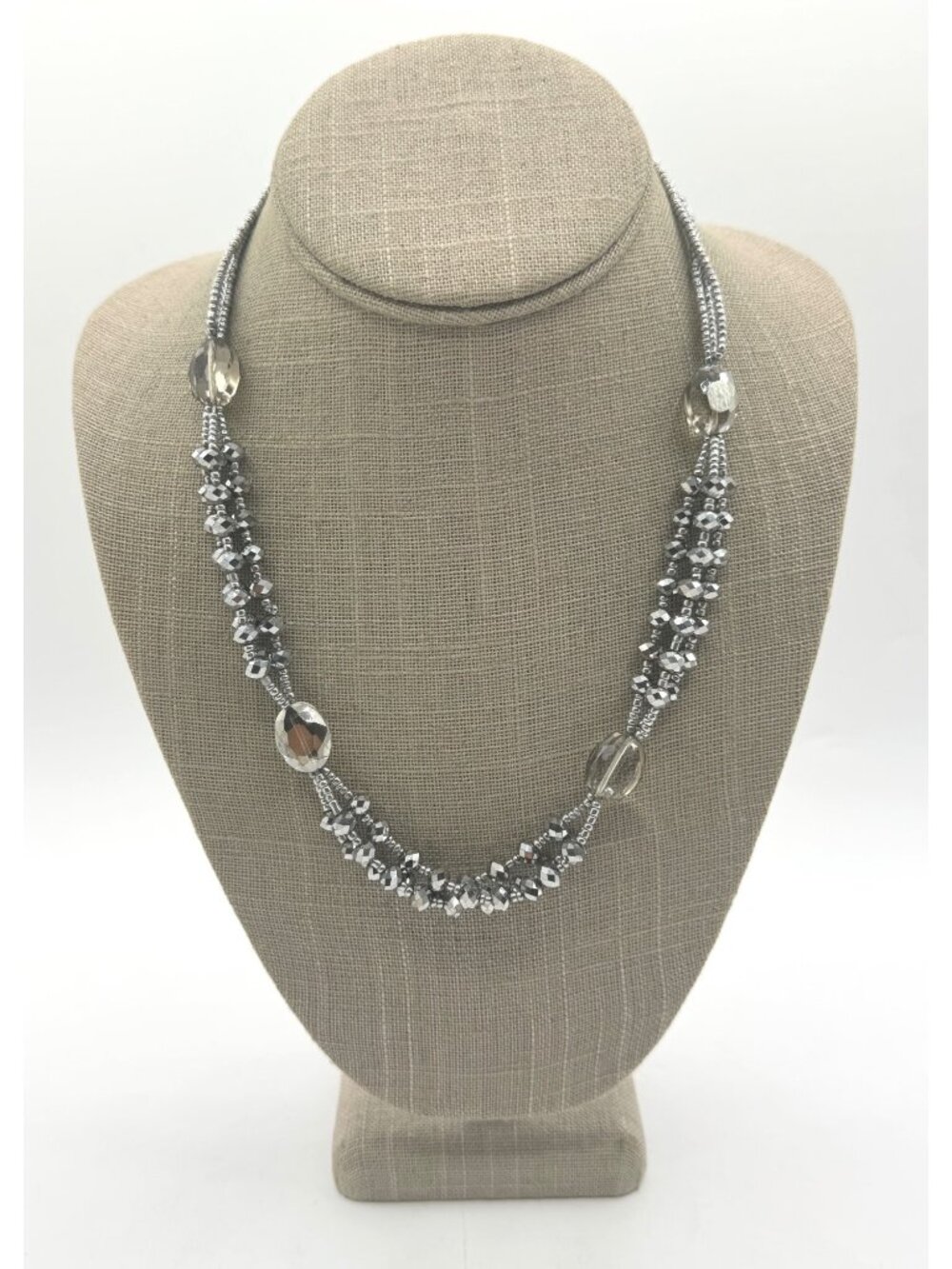 Smoky Glass Beads Women Necklace